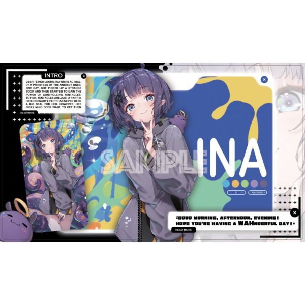 現貨 COMIC126 EATOS hololive 伊那爾栖 短髮ver 橫版 同人卡墊 桌墊 