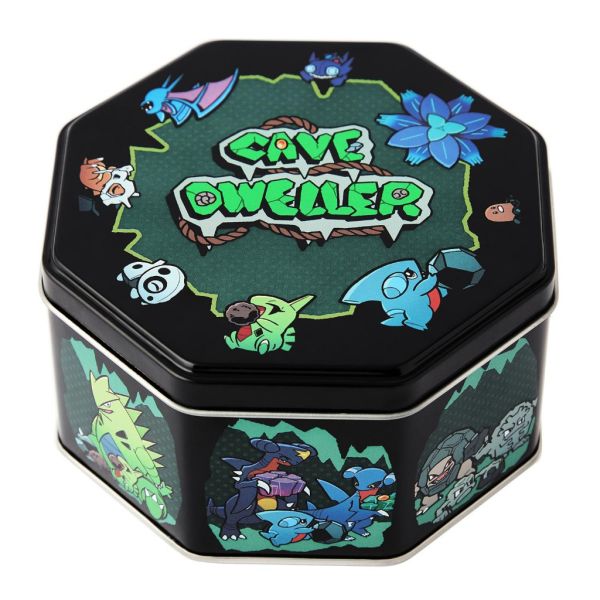 現貨  CAVE DWELLER  罐裝 石頭 餅乾 寶可夢中心限定 