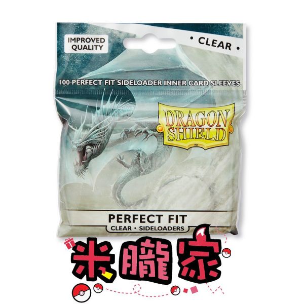 卡套販售 龍盾 透明 【側插】 第一層卡套 牌套 1包100張 寶可夢卡牌 WS 魔法風雲會 
