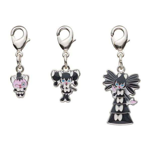 全國圖鑑 泡沫栗鼠 人造細胞卵 多多冰 電飛鼠 金屬吊飾 寶可夢中心限定 