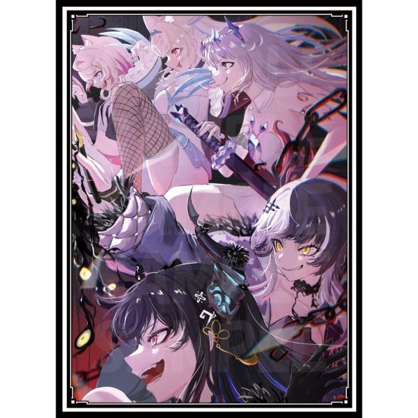 C107 混沌の女神様 hololive シオリ&古石ビジュ&ネリッサ&フワワ&モココ 同人卡套 