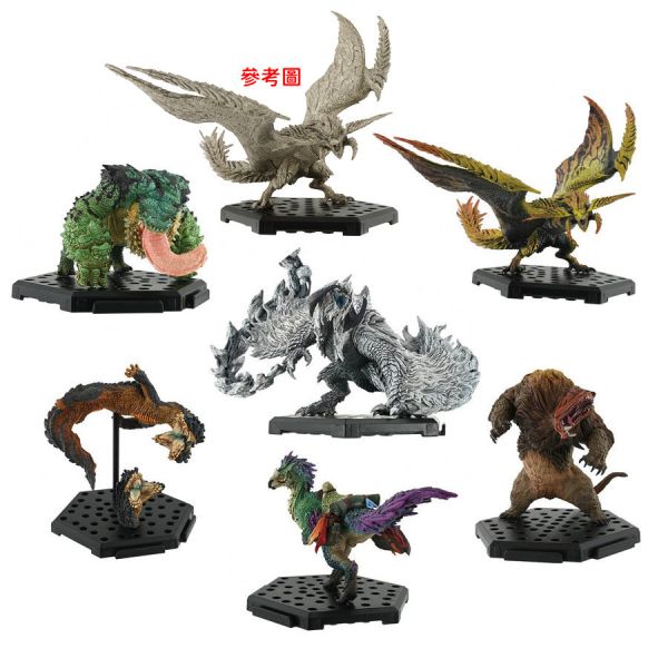CAPCOM CFB 魔物獵人 27彈 鎖刃龍 煌雷龍 鷺鷹龍 纏蛙 闢獸 沙海龍 