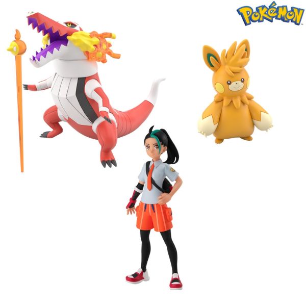 現貨 SCALE WORLD 帕底亞地區 妮莫＆骨紋巨聲鱷&巴布土撥 寶可夢 盒玩 