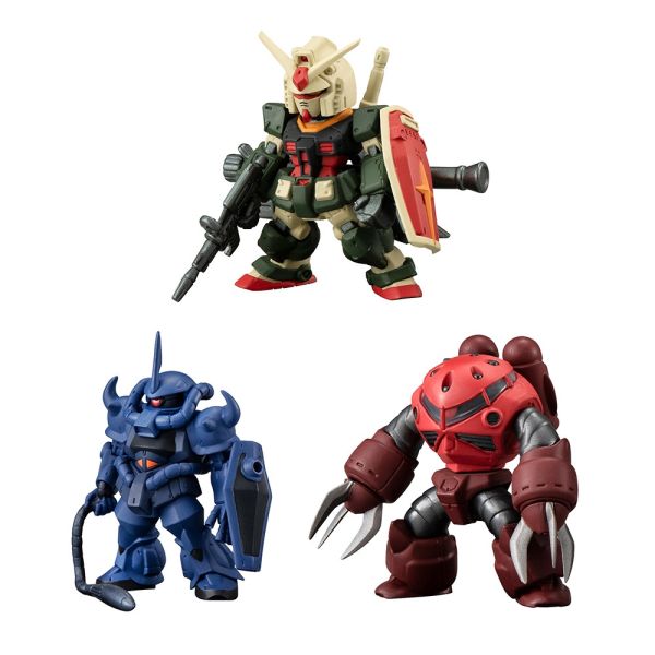 盒玩 FW鋼彈 MOVIE VISUAL SELECTION 薩克 德姆 茲寇克 古夫 SD鋼彈 