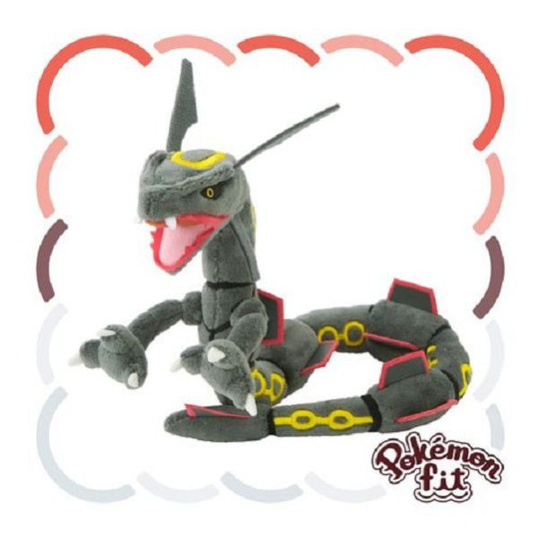 現貨 黑色 烈空坐 布偶 娃娃 Pokémon fit 黒いレックウザ 寶可夢中心限定 