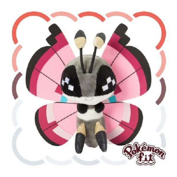 現貨 彩粉蝶 布偶 娃娃 Pokémon fit ビビヨン 寶可夢中心限定 
