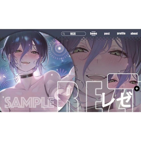 COMIC128 EATOS 鏈鋸人 蕾潔 泳池ver 同人卡墊 桌墊 