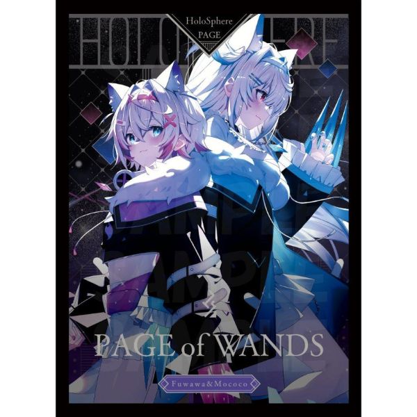 C107 混沌の女神様 hololive FUWAMOCO 塔羅牌風 同人卡套 60張入 