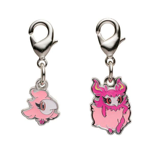 全國圖鑑 Gen6 頑皮熊貓 妙喵 堅盾劍怪 烏賊王 毒藻龍 金屬吊飾 寶可夢中心限定 