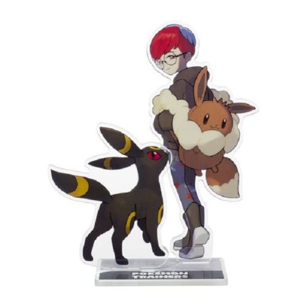現貨 訓練家 牡丹 月亮伊布 壓克力 立牌 Pokémon TRAINERS ボタン 寶可夢中心限定 