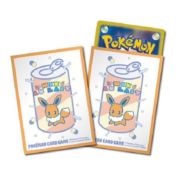 現貨 MIX AU LAIT 混合牛奶飲料 伊布 卡套 卡盒 寶可夢中心限定 寶可夢卡牌 