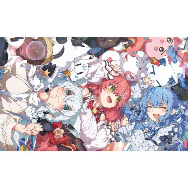 現貨 COMIC126 混沌の女神様 hololive 白上&星街&櫻巫女 同人卡墊 桌墊 