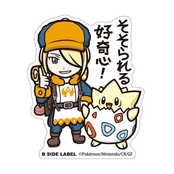現貨 日本正版 訓練家&寶可夢 防水貼紙 B-SIDE 望羅 剛石 珠貝 辛俐 牡丹 紫竽 丹瑜 