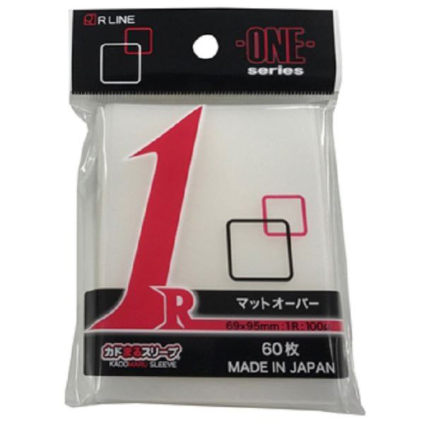 卡套販售 R-Line ONE 第三層 單面磨砂 卡套 牌套 1包60張 