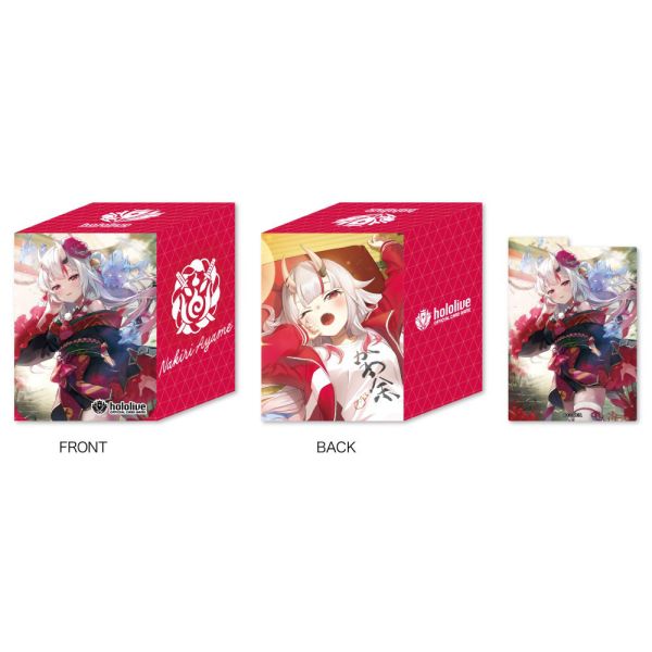 hOCG 百鬼綾目 卡套 塑膠卡盒 hololive TCG 