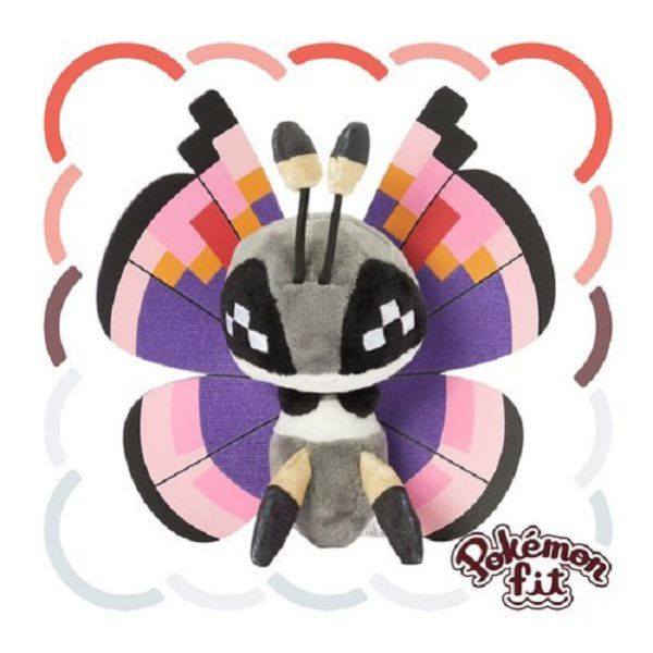 現貨 彩粉蝶 布偶 娃娃 Pokémon fit ビビヨン 寶可夢中心限定 