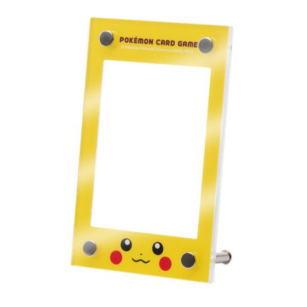 【預購】 皮卡丘的臉 卡磚 展示架 寶可夢卡牌 