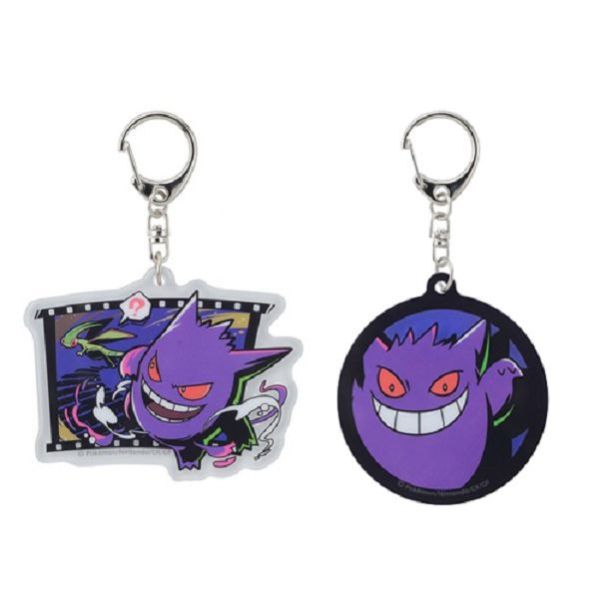 午夜特工 電影院 千面避役 耿鬼 仙子伊布 甲賀忍蛙 壓克力 鑰匙圈 