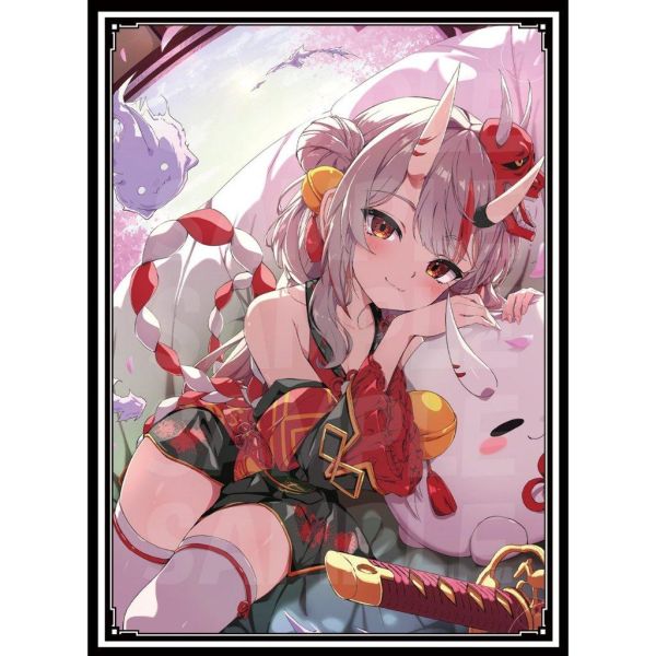 C107 混沌の女神様 hololive 百鬼綾目 櫻花ver 同人卡套 60張入 