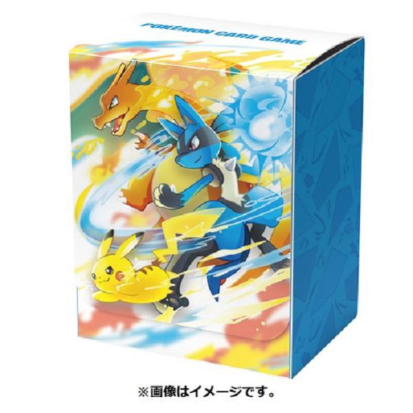 戰鬥開始！ 皮卡丘 噴火龍 路卡利歐 卡套 卡盒 寶可夢中心限定 寶可夢卡牌 