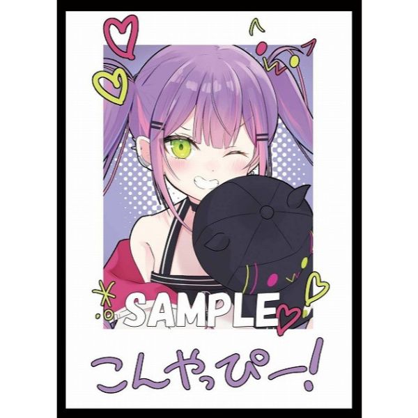 現貨 COMIC126 ミッドナイトブルー hololive 常闇永遠 大頭貼 同人卡套 60張入 