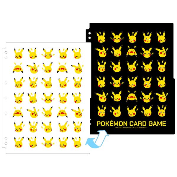 皮卡丘 打雷 三孔夾 活頁 卡冊內頁 九格套 寶可夢中心限定 