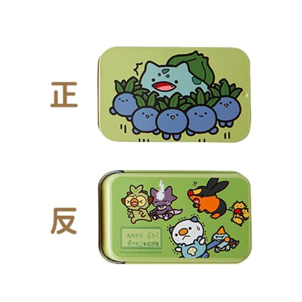 逃跑 可達鴨 呆呆獸 卡比獸 伊布 皮卡丘 糖果鐵盒 寶可夢中心限定 