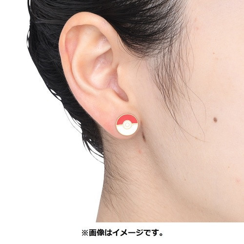 精靈球 耳環 針式 ピアス19 寶可夢中心限定 