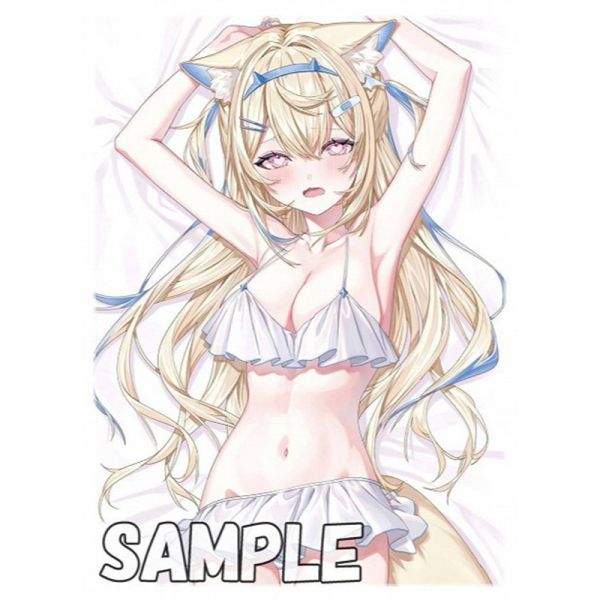 C106 ミッドナイトブルー hololive フワワ ver2 同人卡套 60張入 