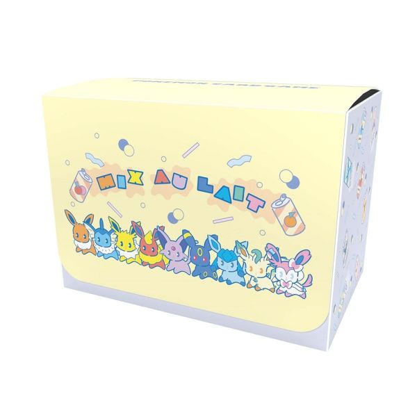現貨 MIX AU LAIT 混合牛奶飲料 伊布 卡套 卡盒 寶可夢中心限定 寶可夢卡牌 