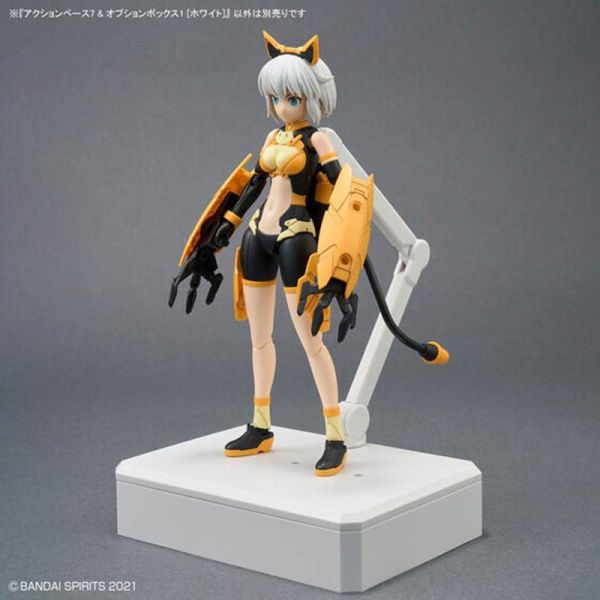 鋼彈 模型 可動展示架7 +配件盒(白) BANDAI 組裝模型 