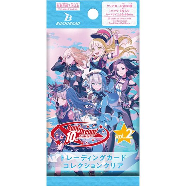 BTCC BanG Dream! 十週年 vol.2 武士道 透明收藏卡 