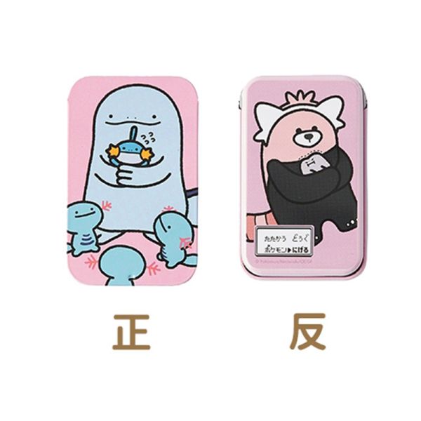 逃跑 沼王 穿著熊 凱西 多龍 路卡利歐 糖果鐵盒 寶可夢中心限定 