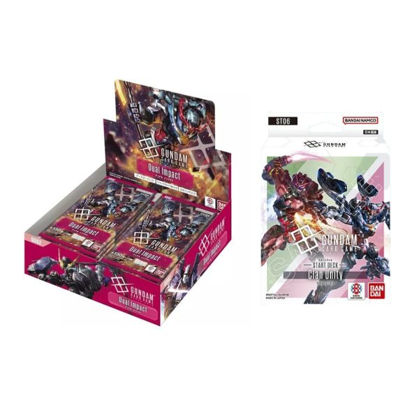 鋼彈卡牌 ST06 起始組+GD02 雙重衝擊 補充包 日文版 