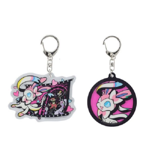 午夜特工 電影院 千面避役 耿鬼 仙子伊布 甲賀忍蛙 壓克力 鑰匙圈 