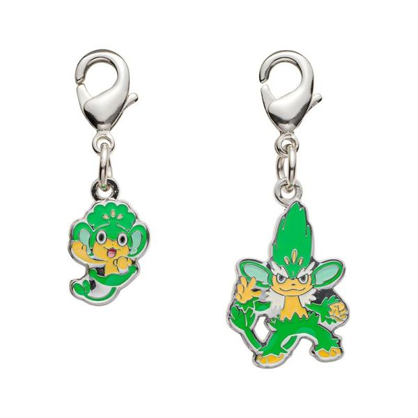 全國圖鑑 Gen5 藤藤蛇 暖暖豬 水水獺 小約克 扒手貓 金屬吊飾 寶可夢中心限定 