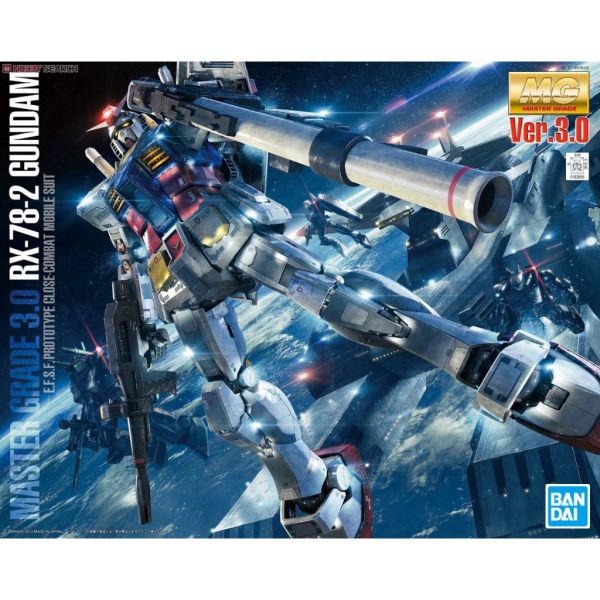 現貨 MG 1/100 RX-78-2 鋼彈 Ver.3.0 初鋼 BANDAI 組裝模型 