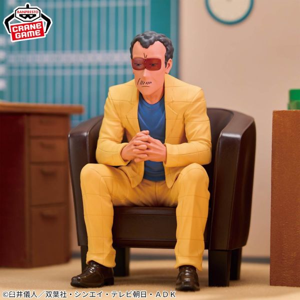 蠟筆小新 我們的角色 野原廣志&園長老大 萬代景品 公仔 