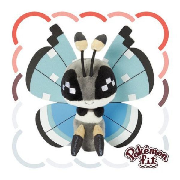 現貨 彩粉蝶 布偶 娃娃 Pokémon fit ビビヨン 寶可夢中心限定 