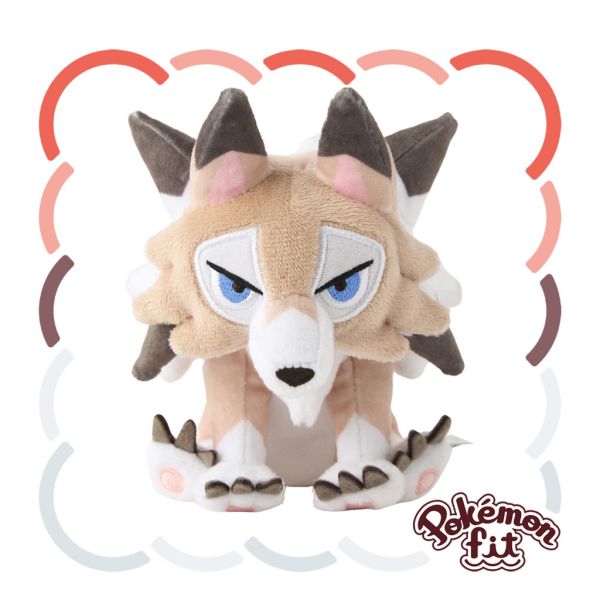 現貨 鬃岩狼人 白晝的樣子 布偶 娃娃 Pokémon fit ルガルガン 寶可夢中心限定 