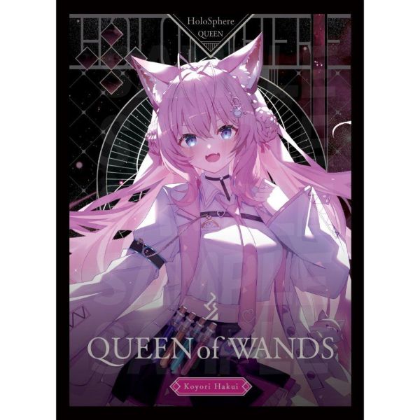 C107 混沌の女神様 hololive 博衣小夜璃 塔羅牌風 同人卡套 60張入 