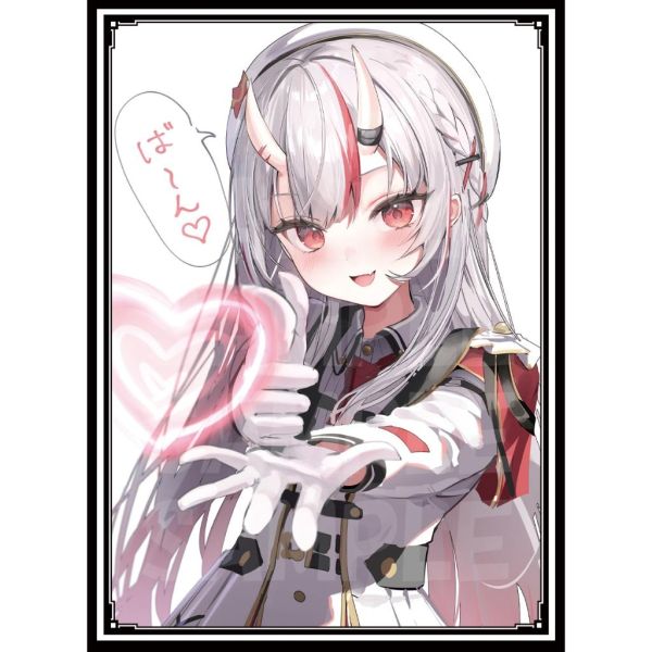 C107 混沌の女神様 hololive 百鬼綾目 愛心ver 同人卡套 60張入 