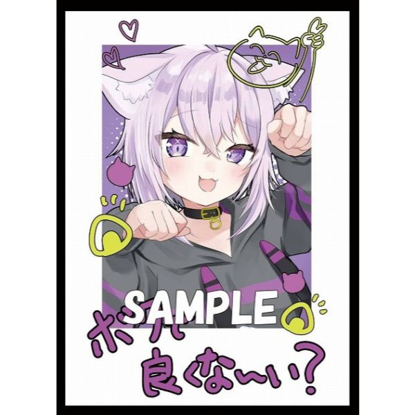 現貨 COMIC126 ミッドナイトブルー hololive 貓又小粥 大頭貼 同人卡套 60張入 