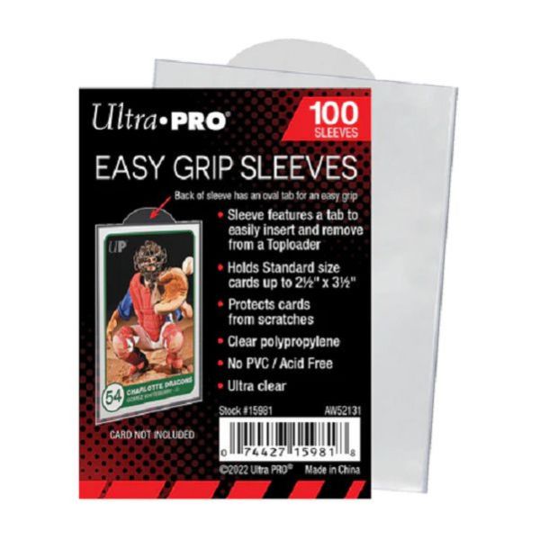 卡套販售 凸頭易取卡套 100張入 UltraPRO Easy Grip Card Sleeves 