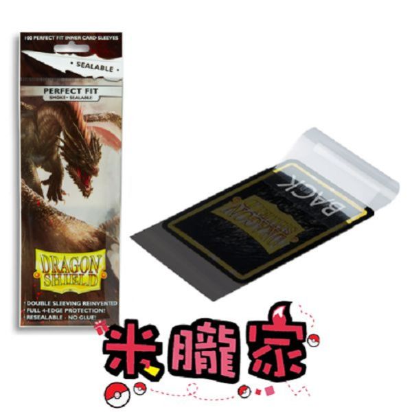 卡套販售 龍盾 防水煙燻 【正插】 第一層卡套 牌套 1包100張 寶可夢卡牌 航海王卡 