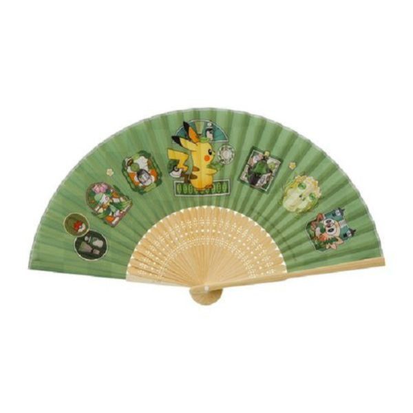 現貨 喫茶店 斯魔茶 來悲粗茶 皮卡丘 扇子 寶可夢中心限定 