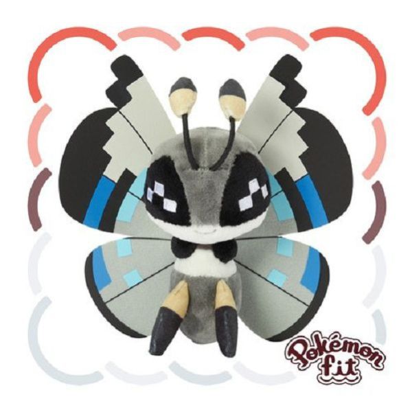 現貨 彩粉蝶 布偶 娃娃 Pokémon fit ビビヨン 寶可夢中心限定 
