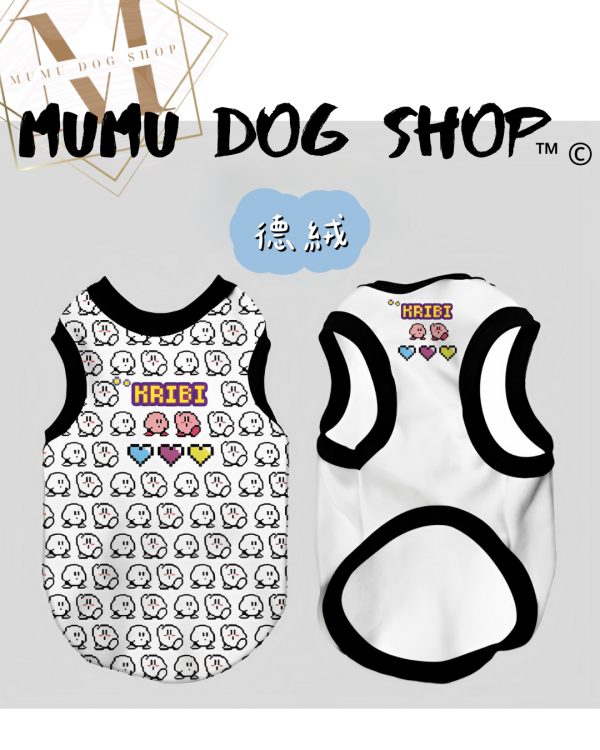 卡比之星款 尼克茱蒂寵物背心, 尼克茱蒂狗衣, 尼克茱蒂貓衣, 卡通寵物衣服, 狗狗背心, 貓咪背心, 寵物服飾, 夏季寵物衣, 小型犬衣服, 可愛寵物裝