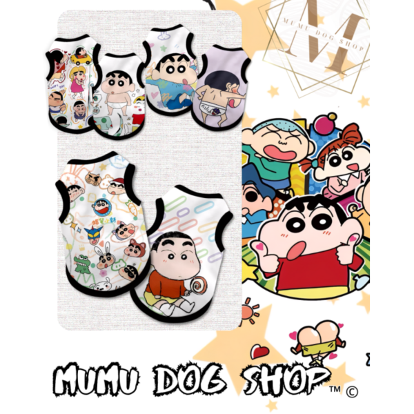 NASA小新日常二款 尼克茱蒂寵物背心, 尼克茱蒂狗衣, 尼克茱蒂貓衣, 卡通寵物衣服, 狗狗背心, 貓咪背心, 寵物服飾, 夏季寵物衣, 小型犬衣服, 可愛寵物裝