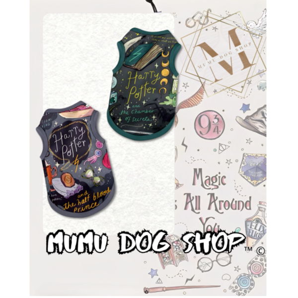 NASA哈利波特插畫三款 哈利波特寵物背心, 哈利波特, 哈利波特貓衣, 卡通寵物衣服, 狗狗背心, 貓咪背心, 寵物服飾, 夏季寵物衣, 小型犬衣服, 可愛寵物裝